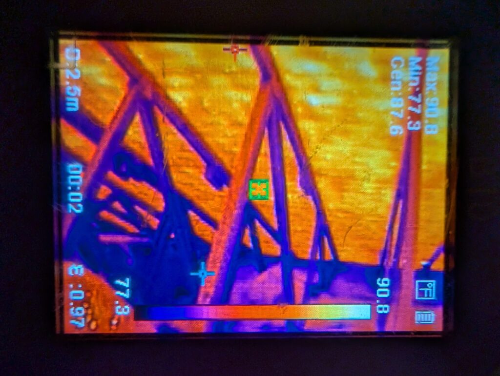 thermal imaging moisture detection behind walls mold inspection palm beach county