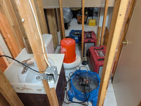 Water damage restoration in Lake Worth FL after storm intrusion